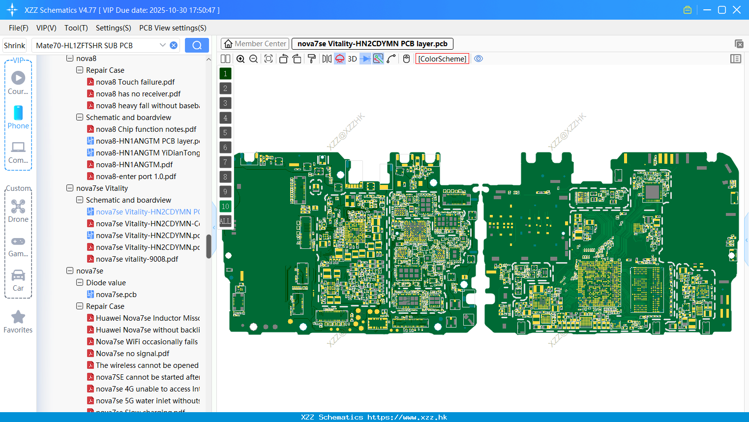 Huawei Nova7se Vitality-HN2CDYMN PCB Layer